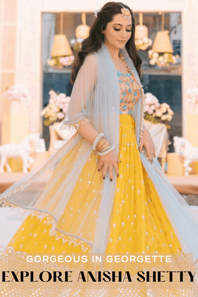 Anisha Shetty’s Georgette Lehengas: Perfect for Every Occasion