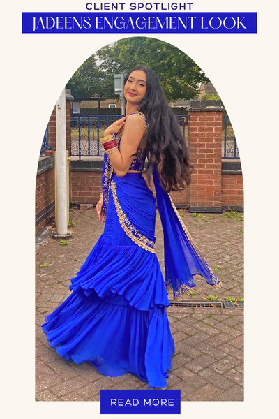 Client Spotlight: Jadeen Dhanoya’s Stunning Engagement Look in Leicester, UK