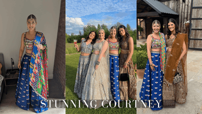 Client Spotlight: Courtney's First Indian Wear Experience with Fabilicious Fashion