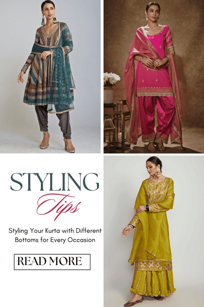 Styling Your Kurta with Different Bottoms for Every Occasion