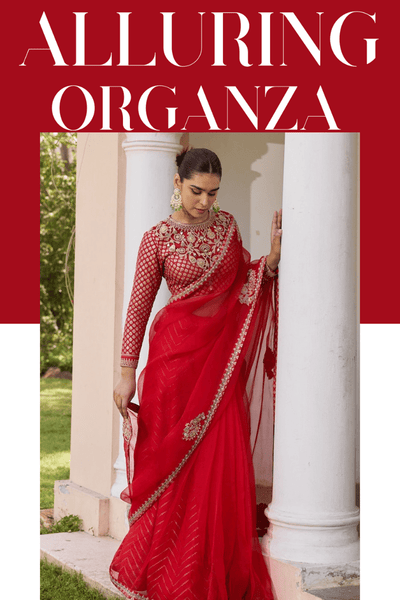 The Allure of Organza Sarees: A Timeless Elegance