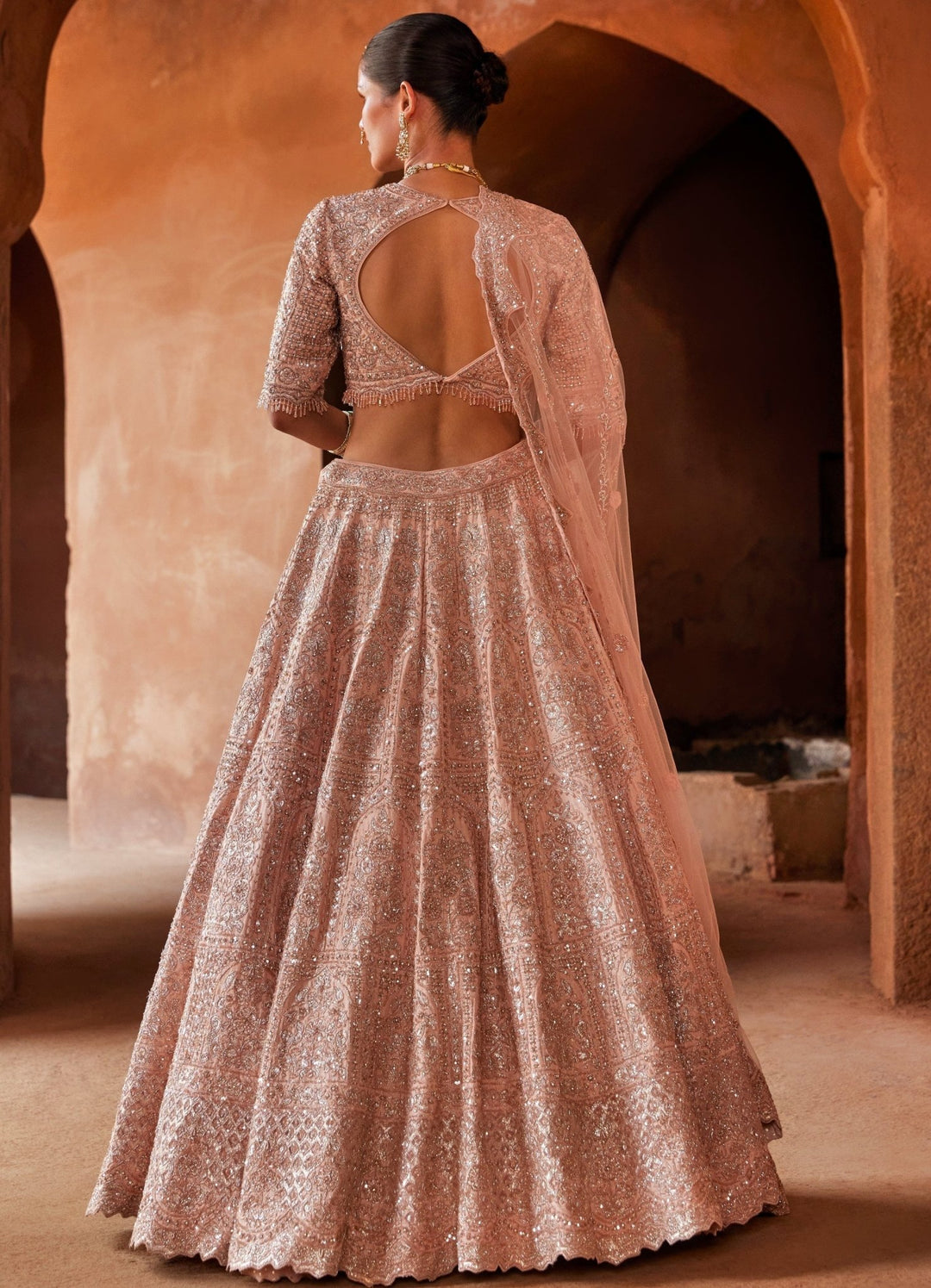 Bridal silk lehenga best sale